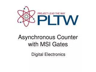 Asynchronous Counter with MSI Gates