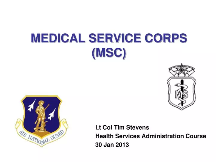 medical service corps msc