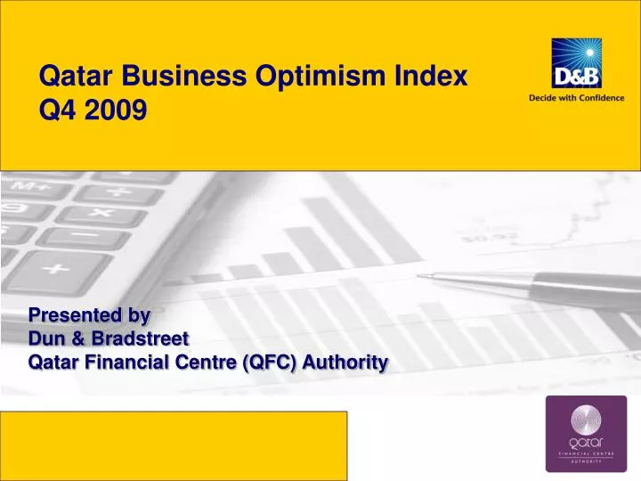 qatar business optimism index q4 2009
