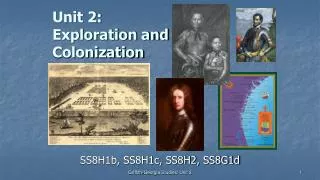Unit 2: Exploration and Colonization