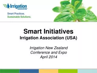 Smart Practices. Sustainable Solutions.