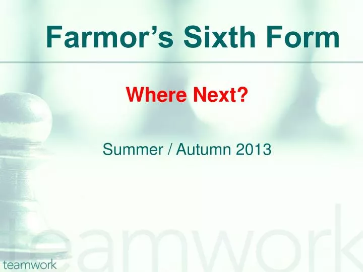 farmor s sixth form