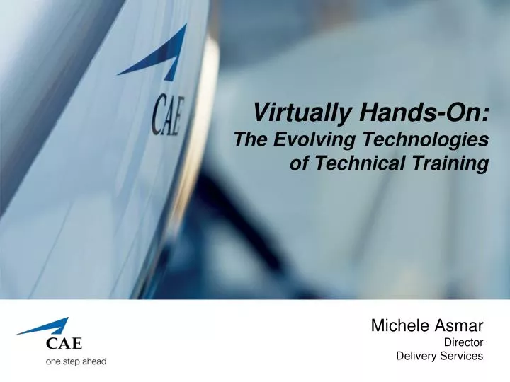virtually hands on the evolving technologies of technical training