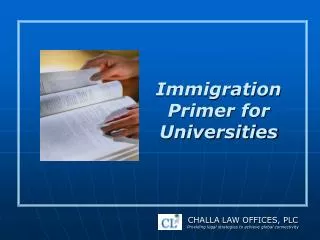 Immigration Primer for Universities