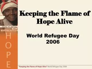 World Refugee Day 2006