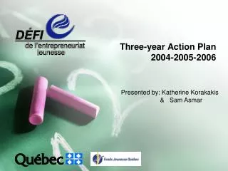 Three-year Action Plan 2004-2005-2006