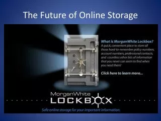 The Future of Online Storage