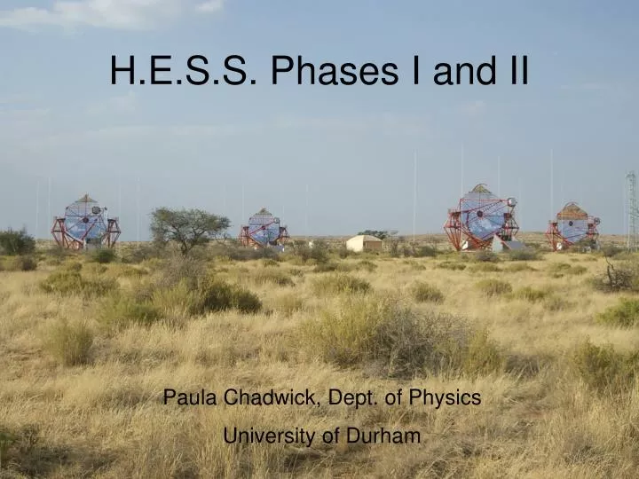 h e s s phases i and ii