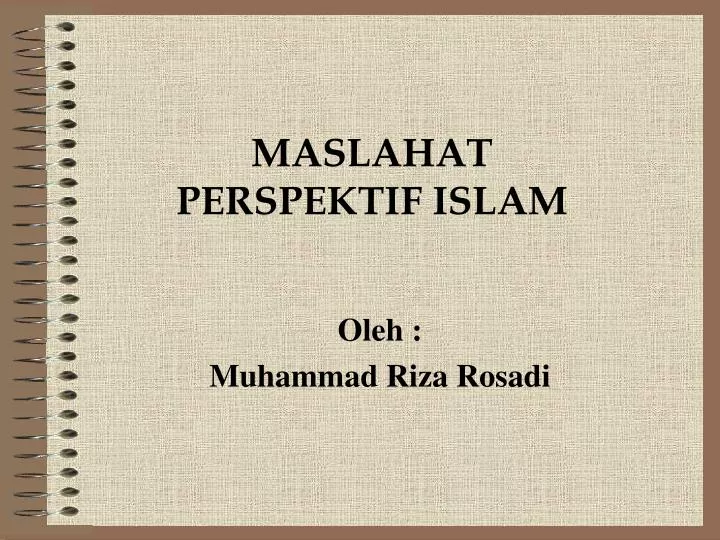 maslahat perspektif islam