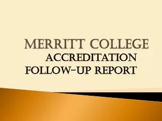 Merritt college