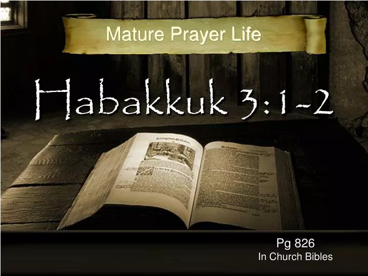 habakkuk 3 1 2