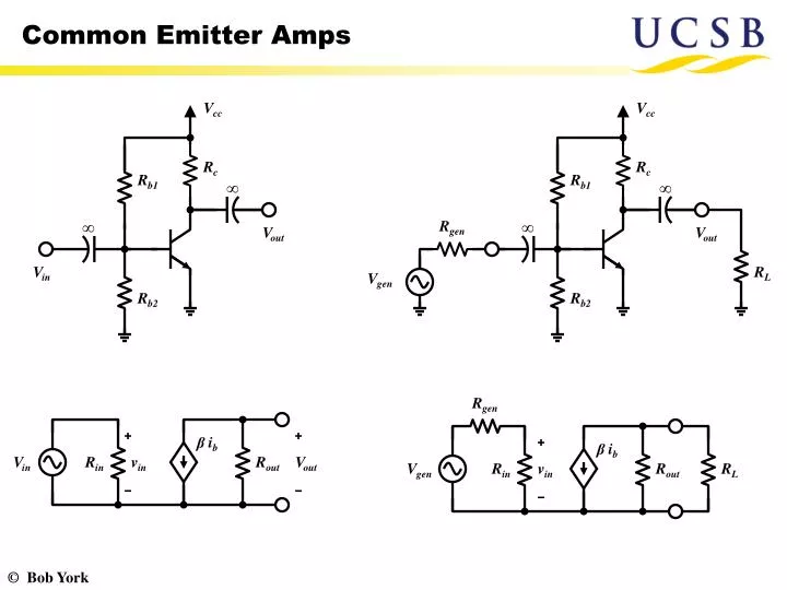 common emitter amps