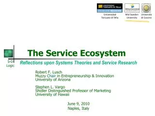 The Service Ecosystem