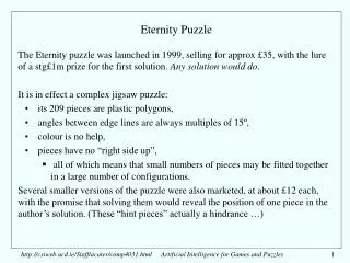 Eternity Puzzle