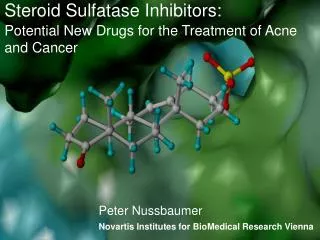 Steroid Sulfatase Inhibitors: Potential New Drugs for the Treatment of Acne and Cancer