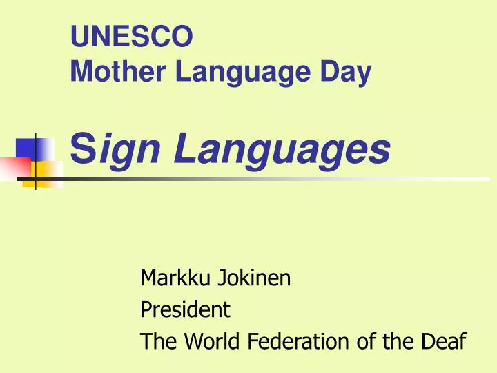 unesco mother language day s ign languages