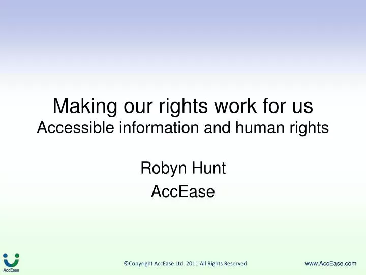 making our rights work for us accessible information and human rights