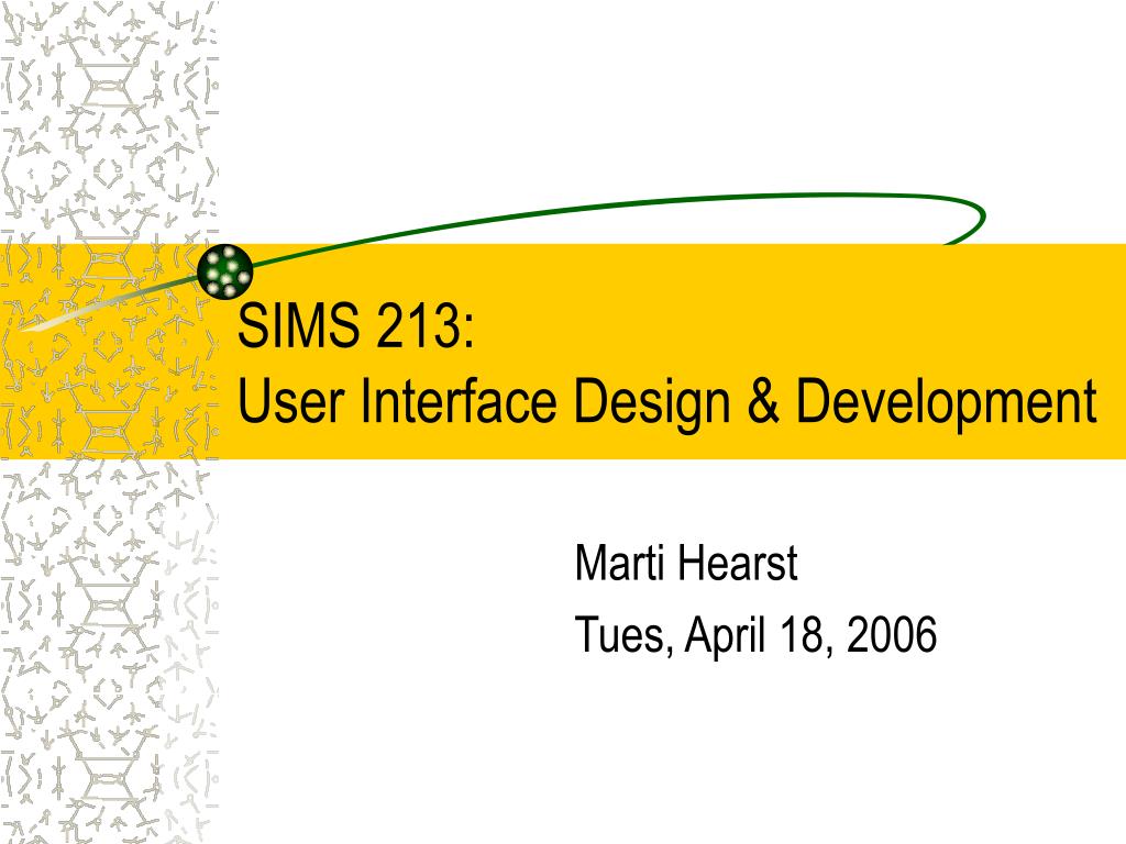 PPT - User Interface Design and Development: Evaluating Cognitive ...