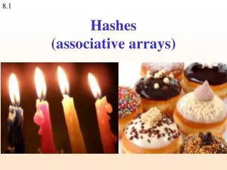 Hashes (associative arrays)