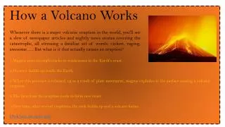 How a Volcano Works