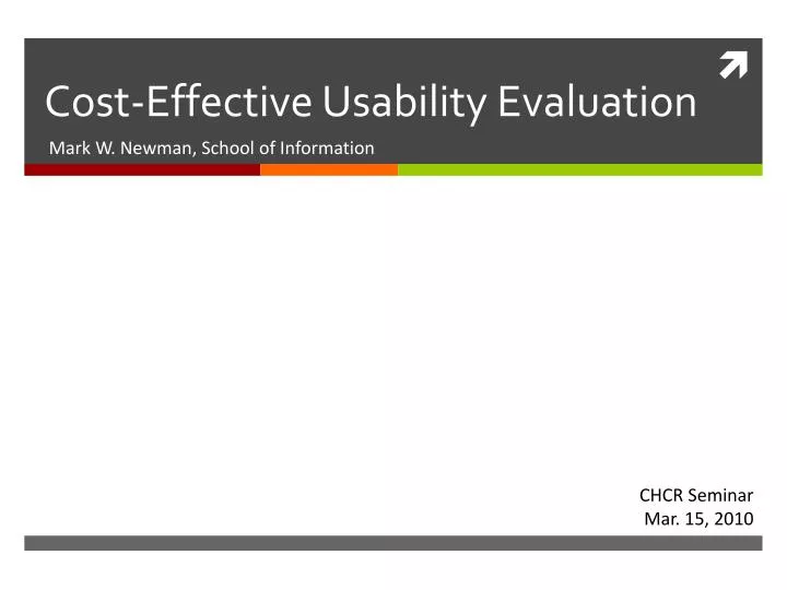 cost effective usability evaluation