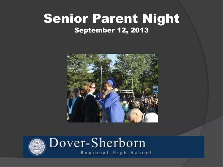 senior parent night september 12 2013