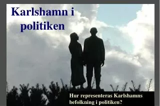 Karlshamn i politiken