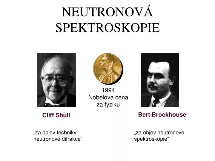 neutronov spektroskopie
