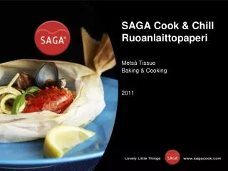 SAGA Cook &amp; Chill Ruoanlaittopaperi
