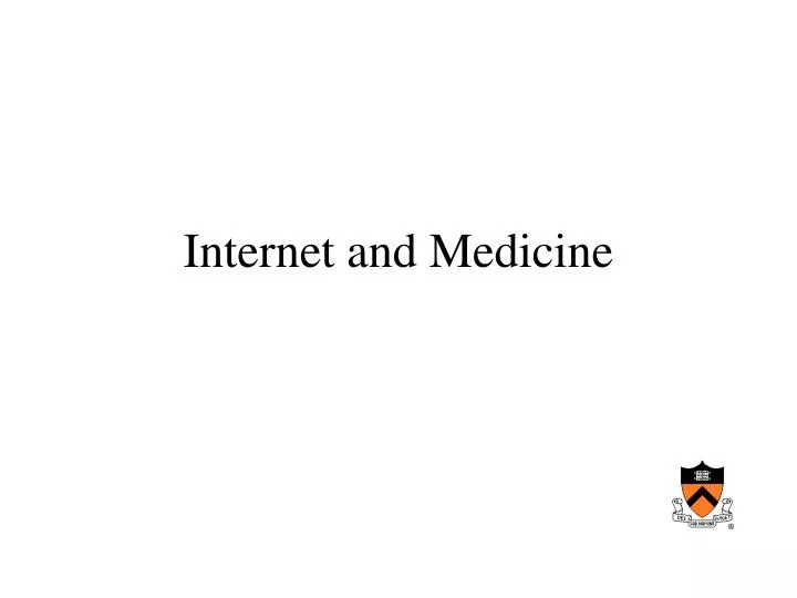 internet and medicine