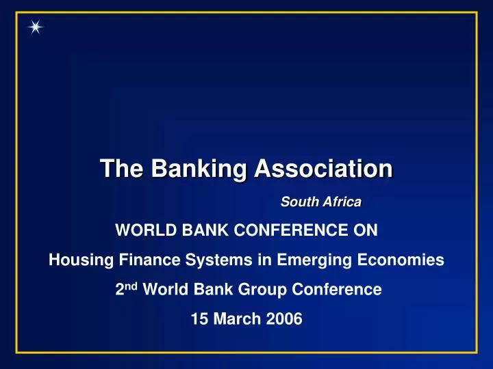 the banking association south africa
