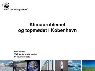 Klimaproblemet og topmødet i København