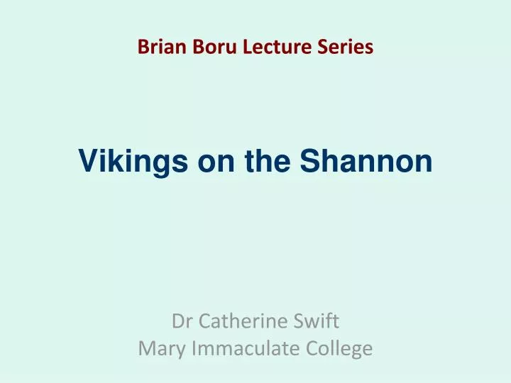vikings on the shannon