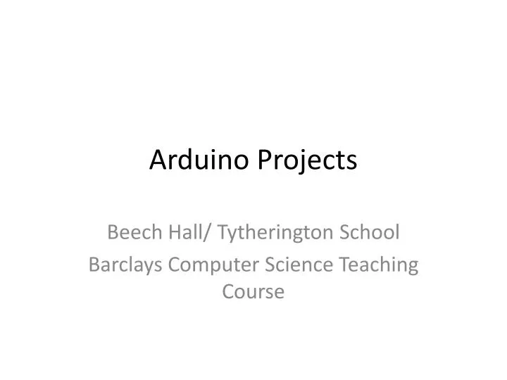 arduino projects