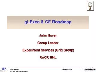 gLExec &amp; CE Roadmap