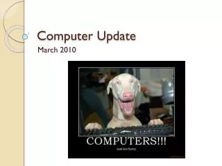Computer Update
