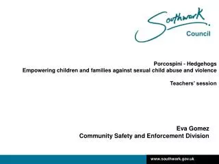 Eva Gomez Community Safety and Enforcement Division