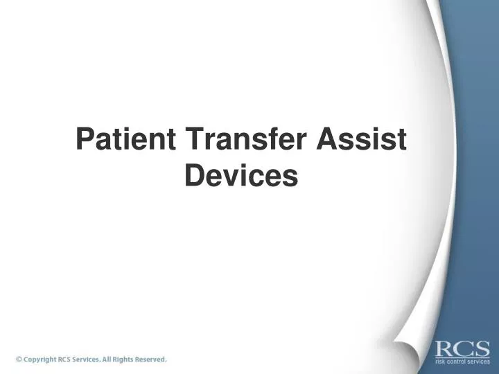 patient transfer assist devices