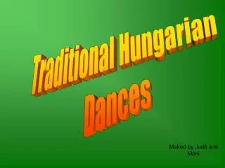 Traditional Hungarian Dances