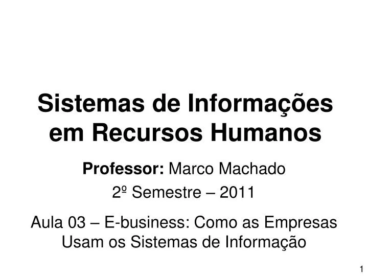 sistemas de informa es em recursos humanos