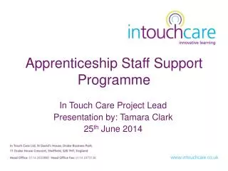 Apprenticeship Staff Support Programme