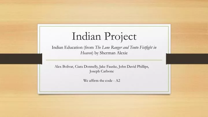 indian project