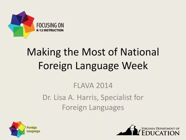 making the most of national foreign language week
