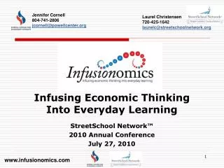 Infusing Economic Thinking Into Everyday Learning