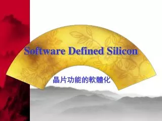 Software Defined Silicon