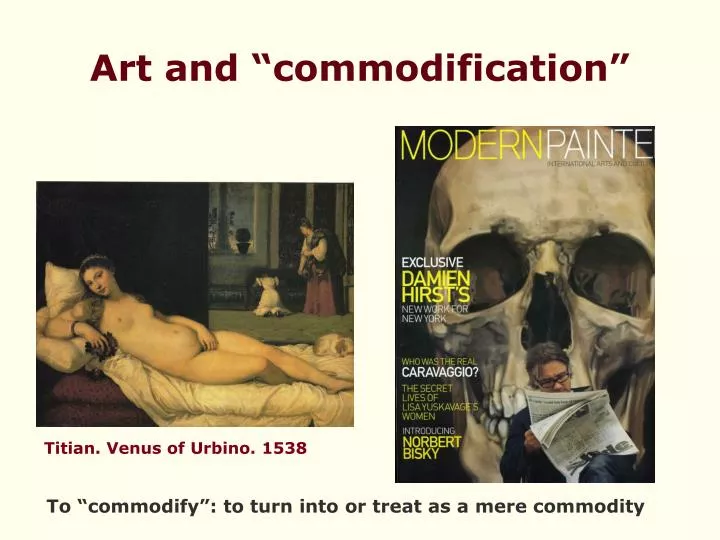art and commodification