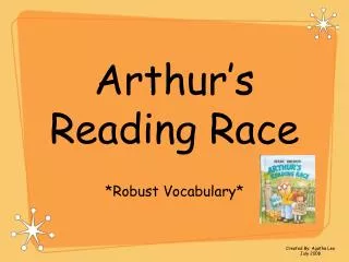 Arthur’s Reading Race