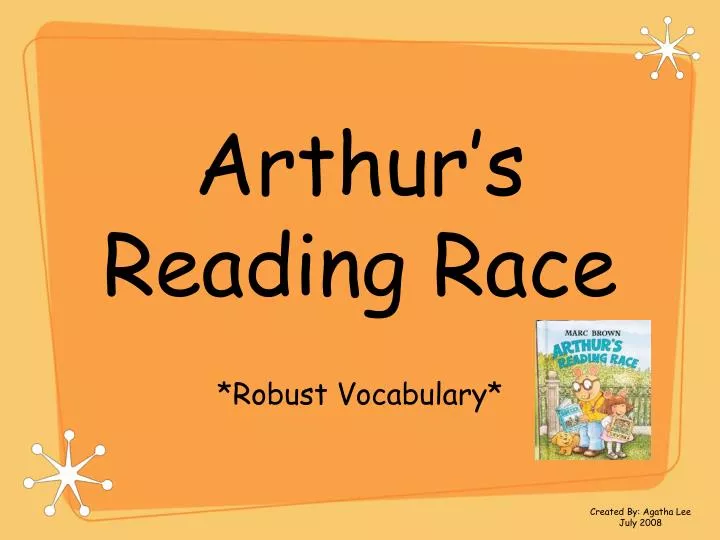 arthur s reading race