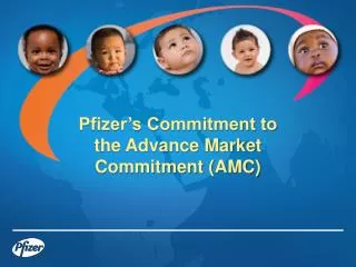 Pfizer’s Commitment to the Advance Market Commitment (AMC)