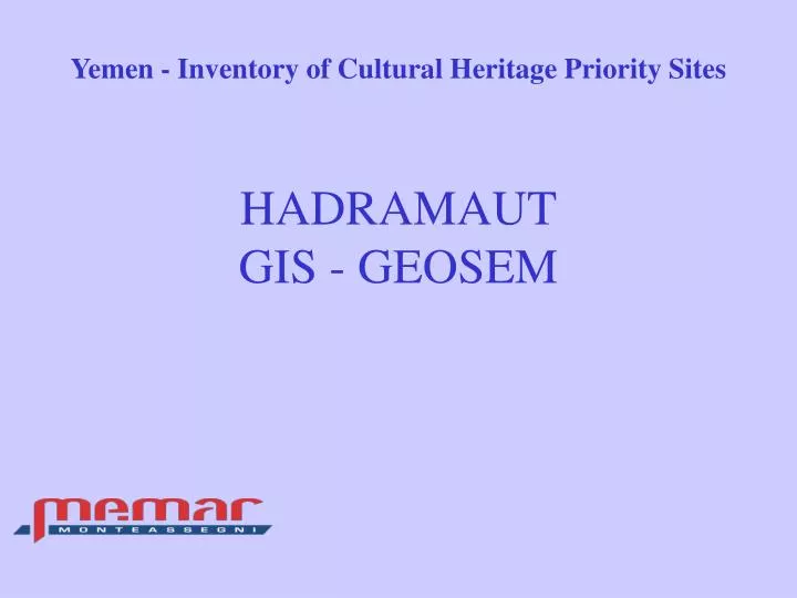 hadramaut gis geosem